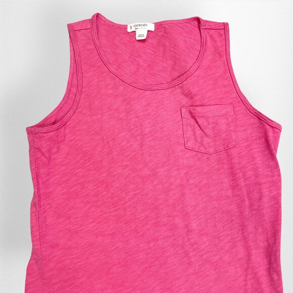 J Crew Crewcuts Girls Sleeveless Pocket Tank Top Size L 10/11 - Picture 2 of 5